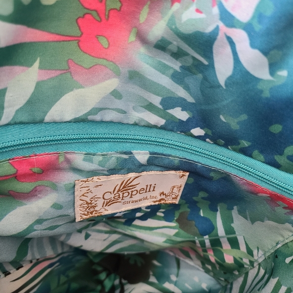 NWOT Cappelli Straworld Geo Boho Tote Shoulder Bag - Picture 5 of 5